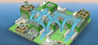 流水喷泉