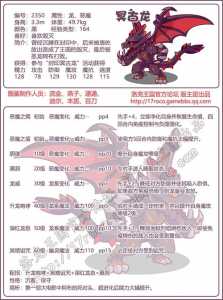 洛克王国上古龙王全部技能一定要全部表