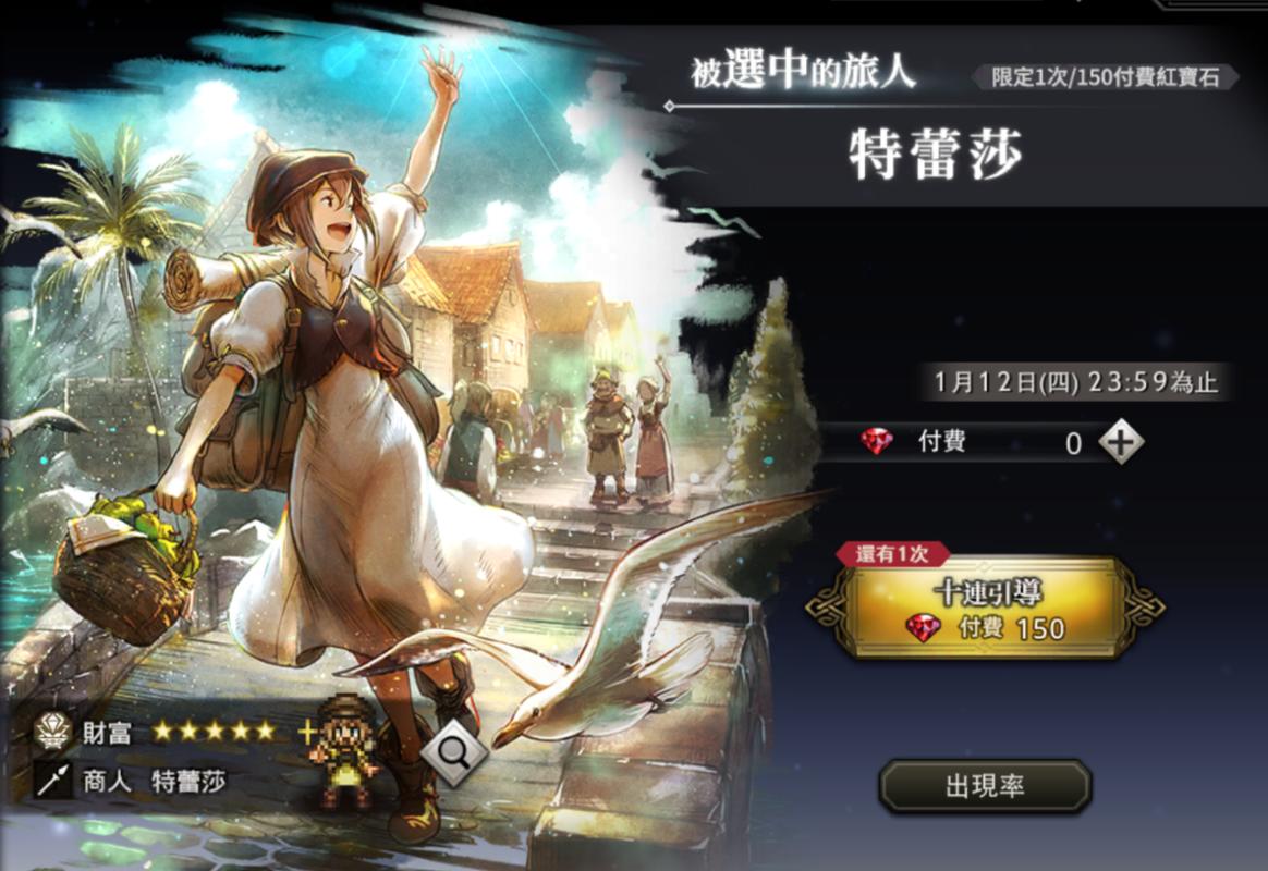 歧路旅人大陆的霸者前期什么角色强度比较高