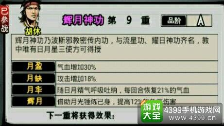 烟雨江湖辉月神功七重之后怎么升级-辉月神功七重之后升级方法
