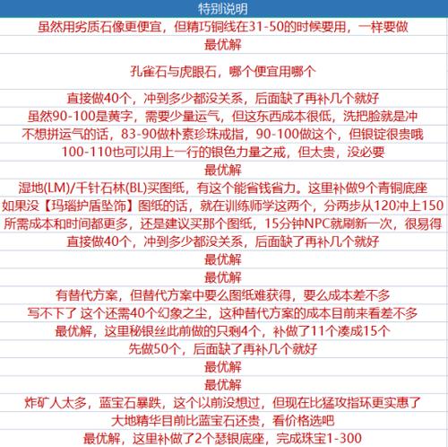 魔兽世界珠宝加工1-450怎么冲级-珠宝加工1-450冲级攻略