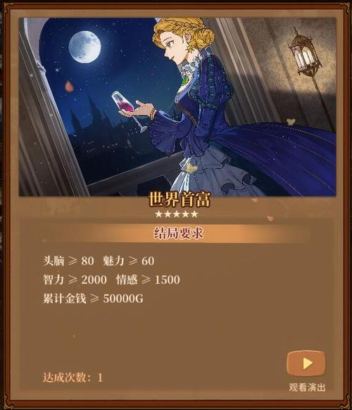 火山的女儿世界首富结局怎么达成-世界首富结局达成方法