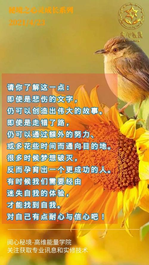 保持耐心和信心