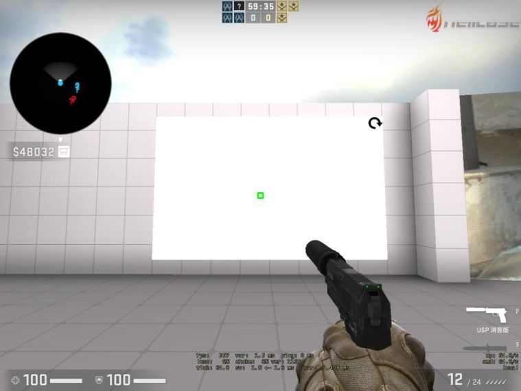 csgo世界公认五个准星