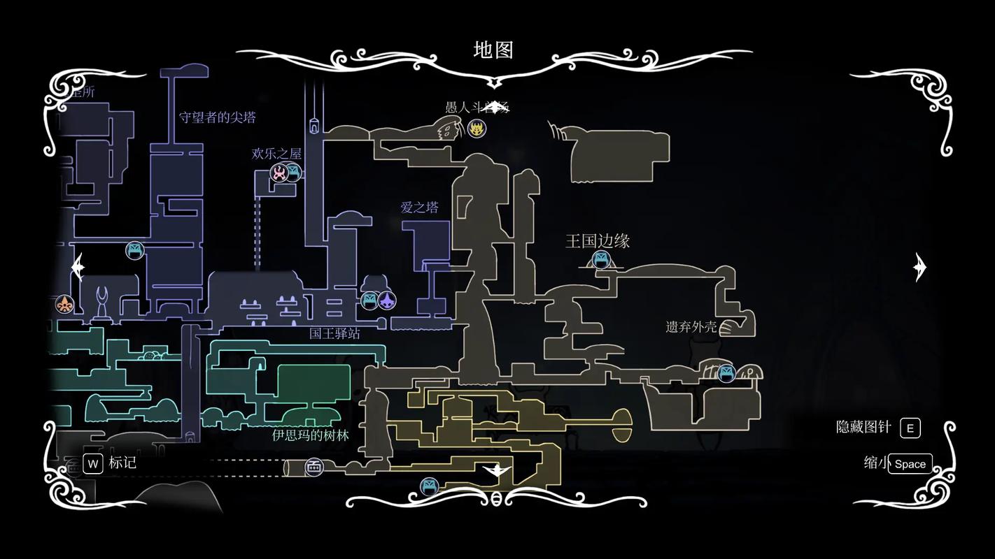 空洞骑士地图探索顺序