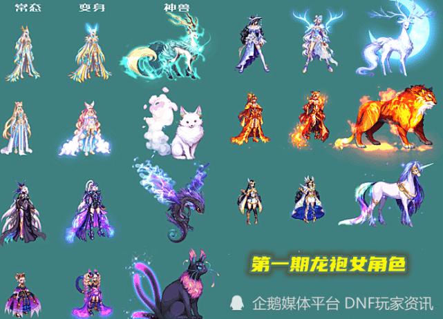 dnf龙骑士、龙皇、龙神BUFF完美换装
