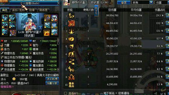 dnf武极毕业装备搭配分享换装猴戏样样具备