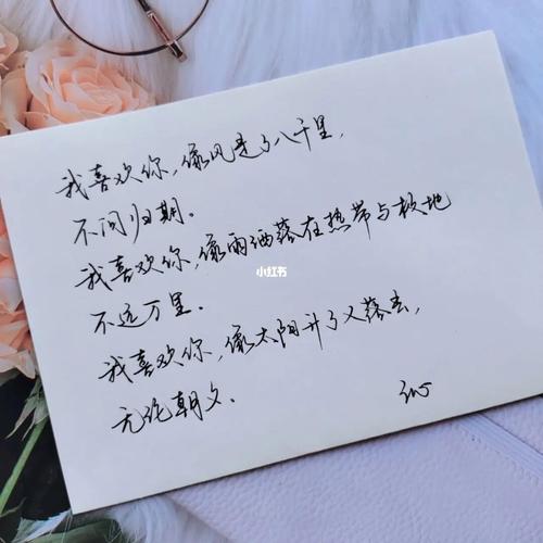 表白爱豆的绝美文案