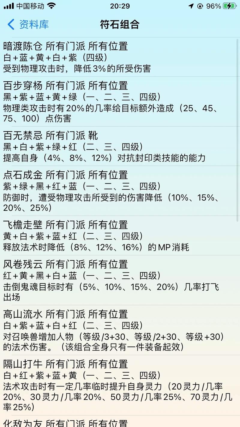 梦幻西游符石合成攻略
