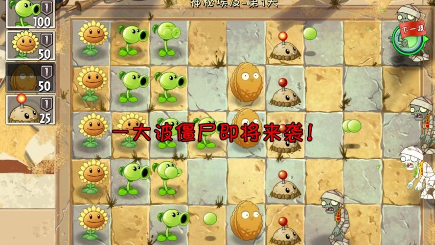 植物大战僵尸2困难攻略第一关