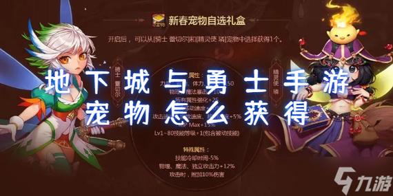 dnf怎么免费获得宠物呢?