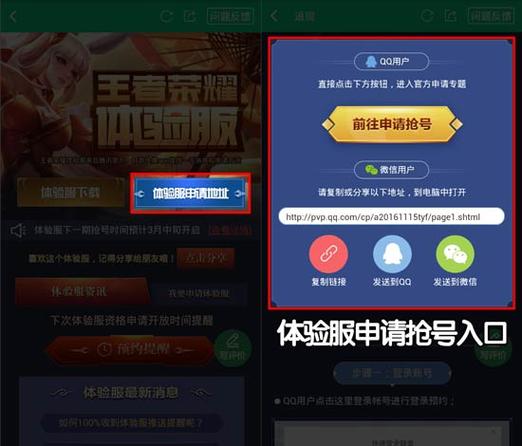 王者荣耀体验服资格申请入口在哪(王者体验服账号申请方式是什么)「已分...