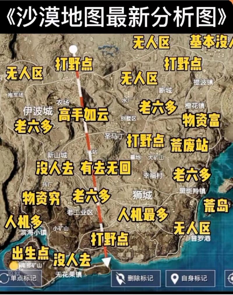 和平精英中,沙漠地图哪些地方刚枪的获胜率高?