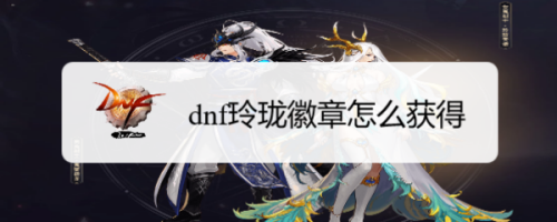 DNF:徽章家族再一员猛将!玲珑徽章周年庆驾临,如何获取?