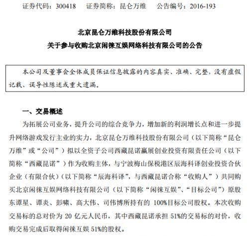 北京昆仑万维科技股份有限公司的游戏介绍