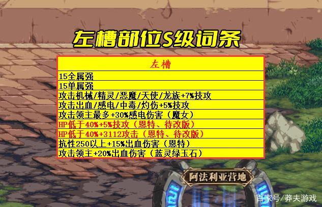 dnf空血双词条是什么