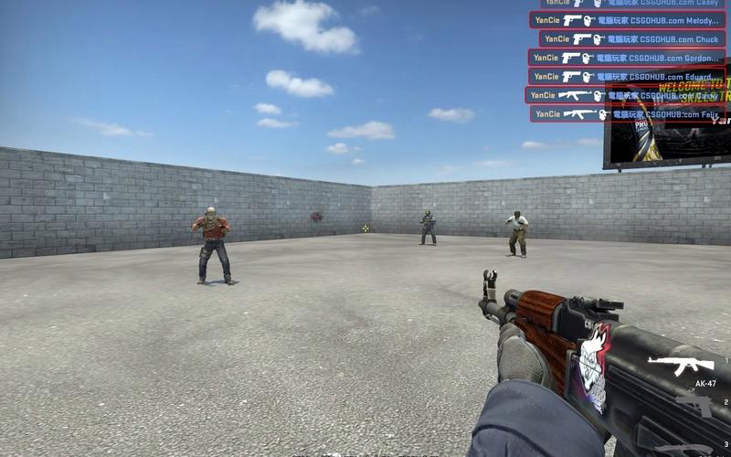 csgo练枪图怎么进
