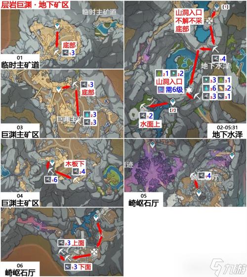 原神攻略全挖矿路线一览挖矿路线全解析