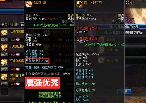dnf超时空首饰和泰波尔斯首饰伤害对比