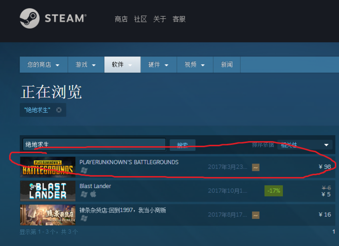 在steam买的绝地求生是是什么服的