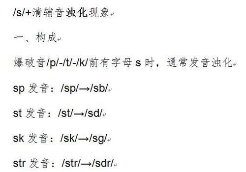 s在音标中怎样浊化?