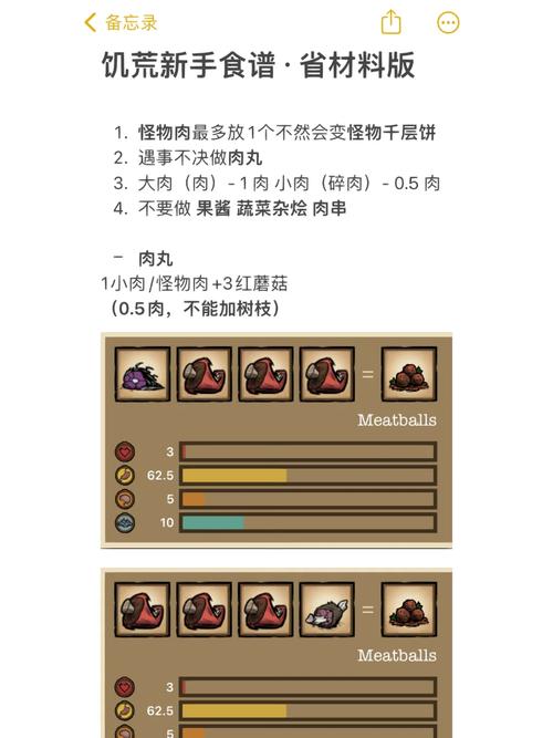 饥荒蛙腿食谱