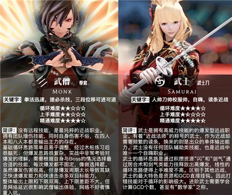 最终幻想14职业推荐介绍_最终幻想14职业推荐是什么