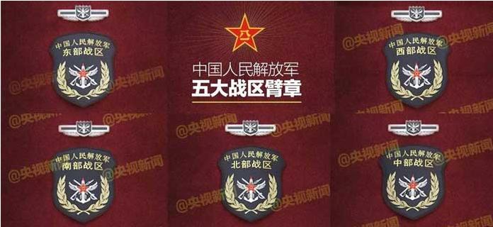 中国现有哪五大战区