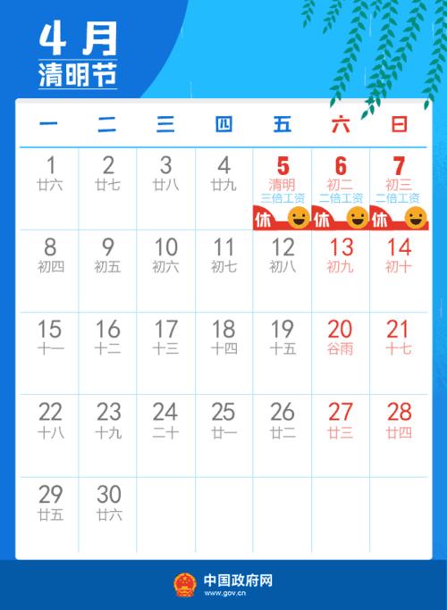 四月有什么节日