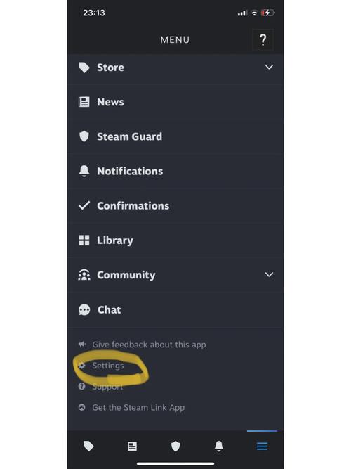 手机版steam怎么改中文
