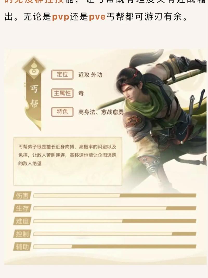 天龙八部丐帮技能连招(天龙八部丐帮技能详解)