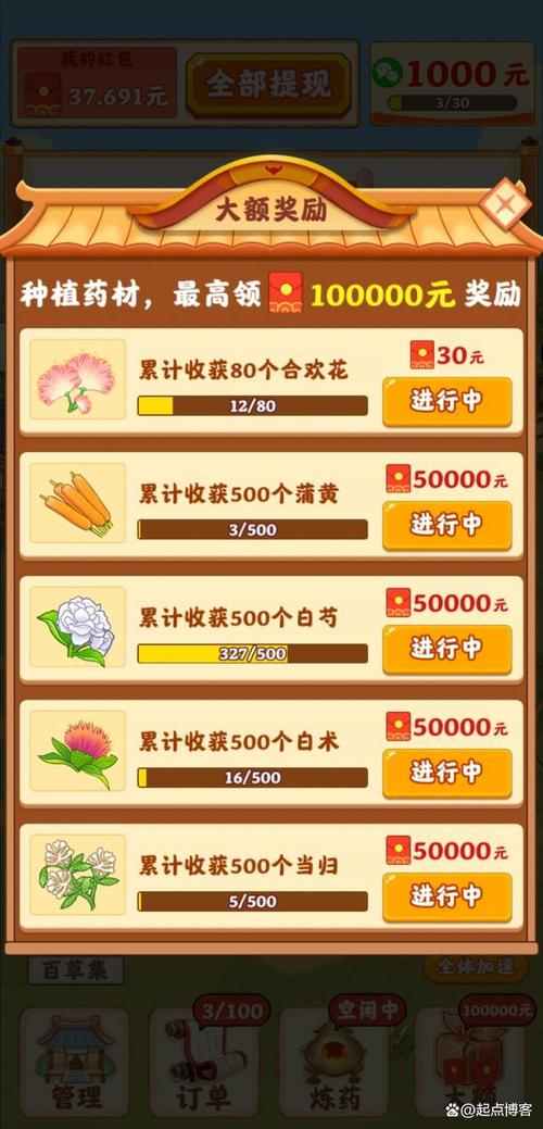 神农百草园游戏一天能赚多少钱-游戏一天赚取收益介绍