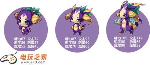 洛克王国紫霸龙鉴定