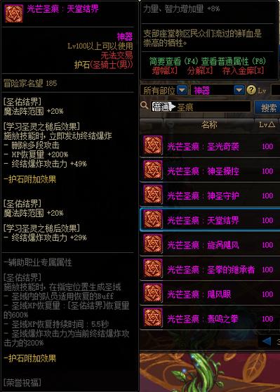 圣骑士护石怎么选