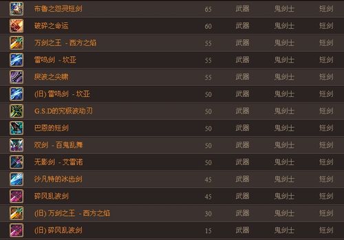 dnf手游史诗武器大全图鉴(地下城史诗武器外观介绍)「详细介绍」