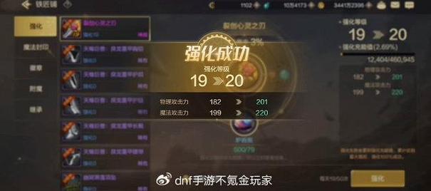 地下城强化1-13的几率