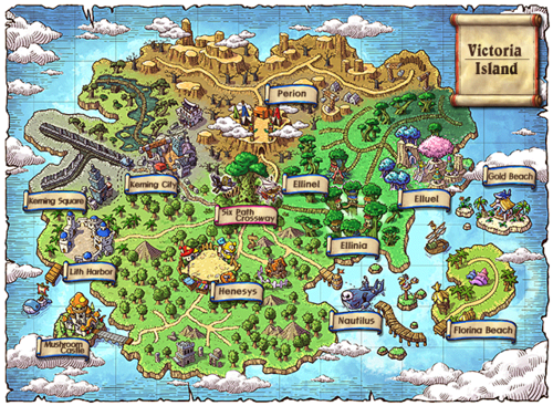 童话村冒险岛地图