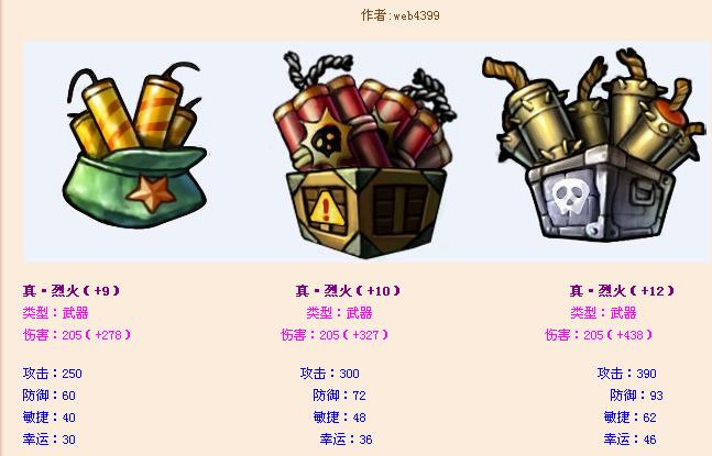 弹弹堂什么武器好用