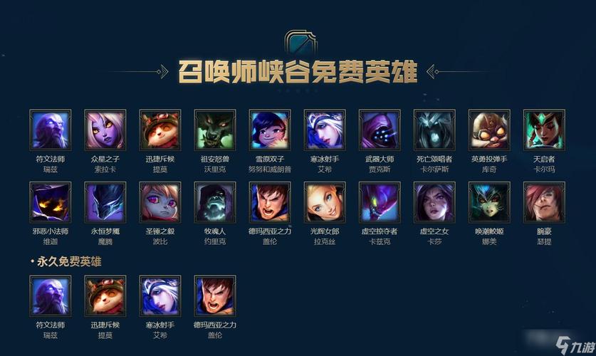 谁帮我推荐一下lol这周的周免英雄?