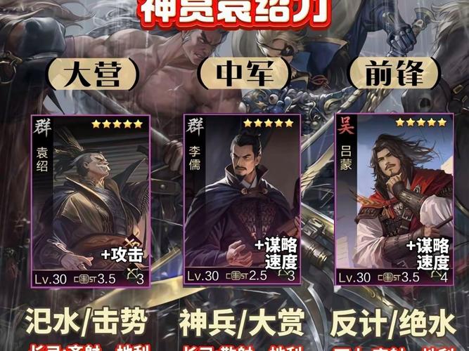 率土之滨四星最强阵容介绍_率土之滨四星最强阵容是什么