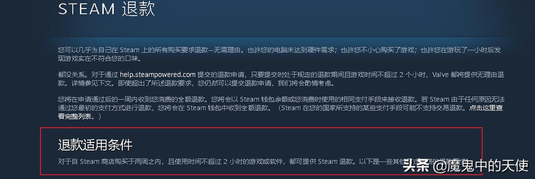 steam买的游戏能退货吗