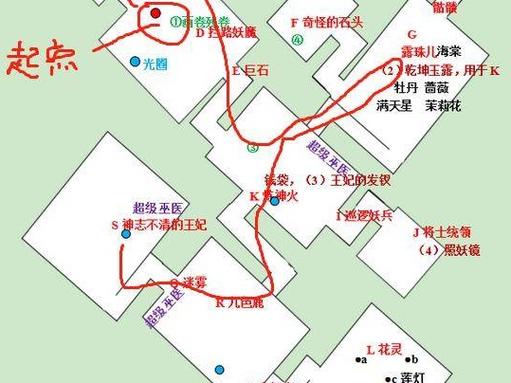 梦幻西游九色鹿所有路线