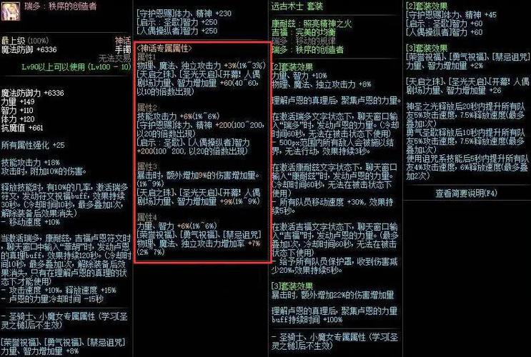 地下城里面装备颜色顺序从低到高是怎么排的啊