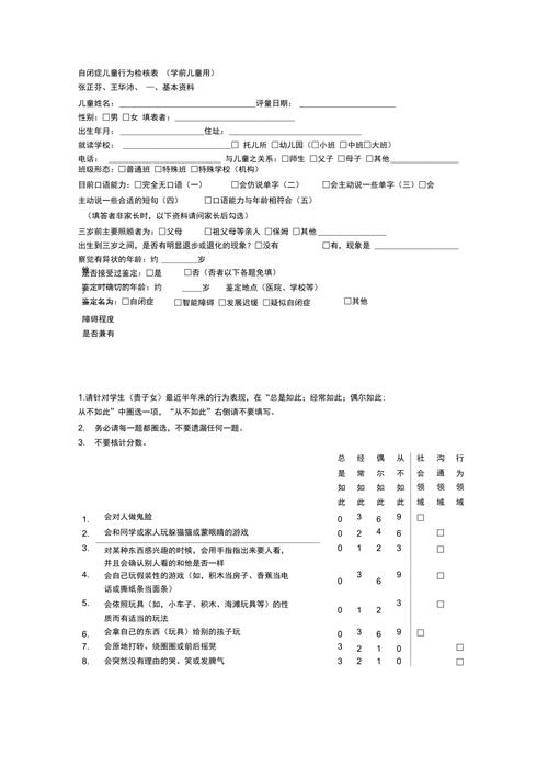 儿童自闭症检查需要多少钱?