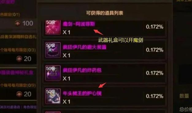 DNF所有的粉卡片都叫什么名字
