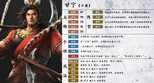 《乱世王者》箭无虚发甘宁武将详解介绍_《乱世王者》箭无虚发甘宁武将...
