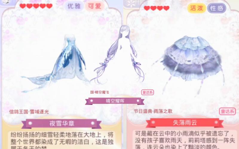 奇迹暖暖雨落之歌套装介绍