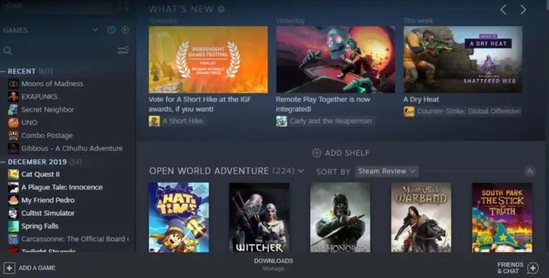 STEAM下载游戏的时候.会把游戏下载到哪个文件夹?.