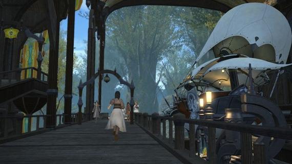 ff14飞艇坪任务怎么接，最终幻想14飞艇坪在哪里