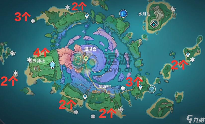 原神海灵芝分布图